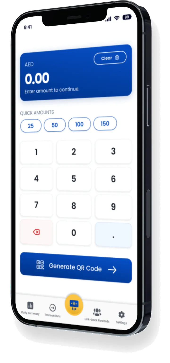 شاشة الدفع عبر رمز QR في تطبيق SoukPay